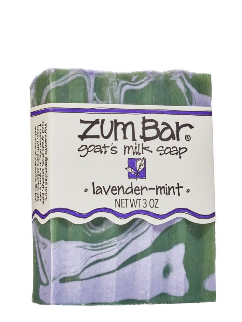 Lavender-Mint Zuma Bar Goat's Milk Soap